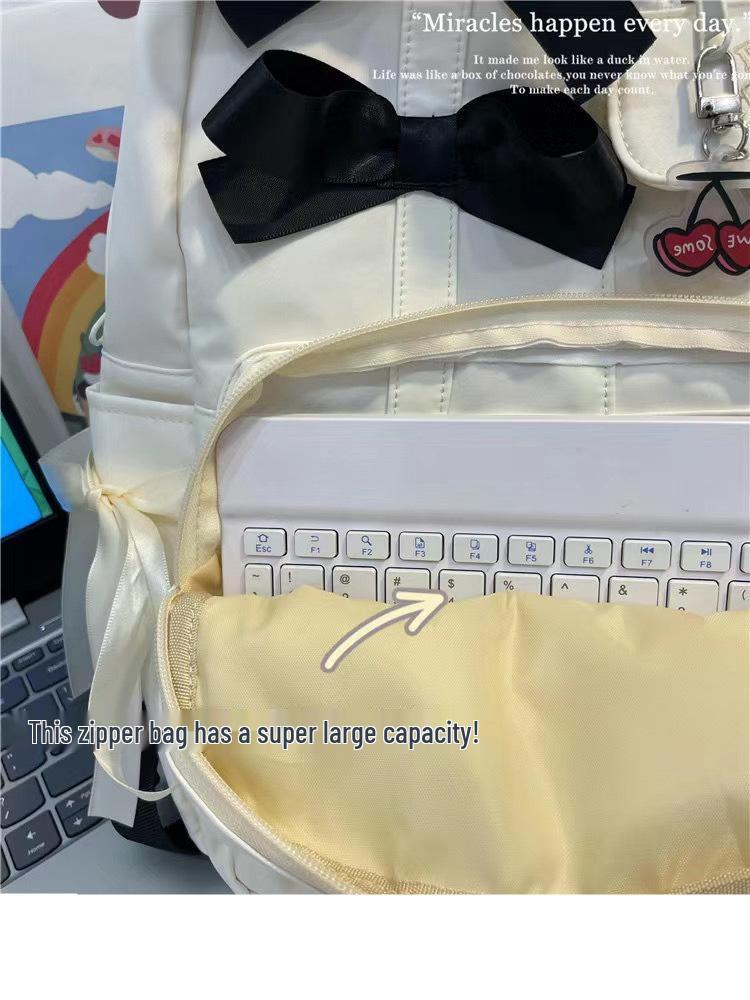 2023 Japanese School Backpack with Bow for Girls and College Students