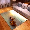 Beach Concept Landscape Living Room Carpet Bedroom Dining Room Floor Mat Pattern Size