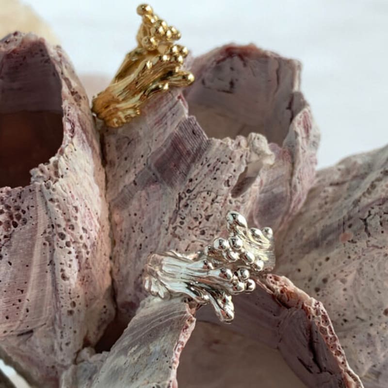 Oepe Coral wave ring (SIlver)