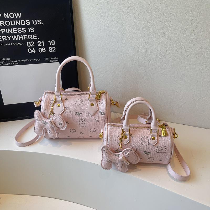 Women's Bag New Pillow Bag Cute Girl Portable Small Bag Female Cartoon Printed Shoulder Bag