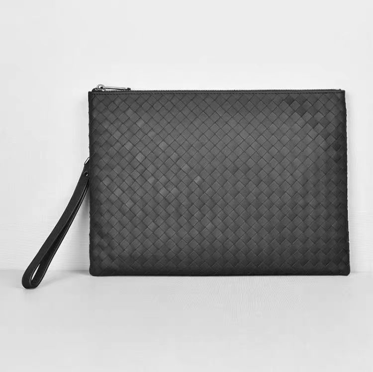 Baodijia's Same Cowhide Hand Woven Clutch Bag Casual And Practical Handbag Business Handbag Envelope Bag