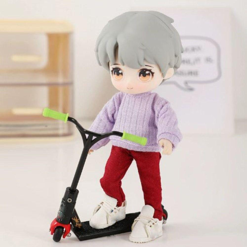 6 Colors Dolls Long Pants Doll Clothing for 1/11 OB11 Dolls for 1/12 BJD Dolls Clothes Accessories