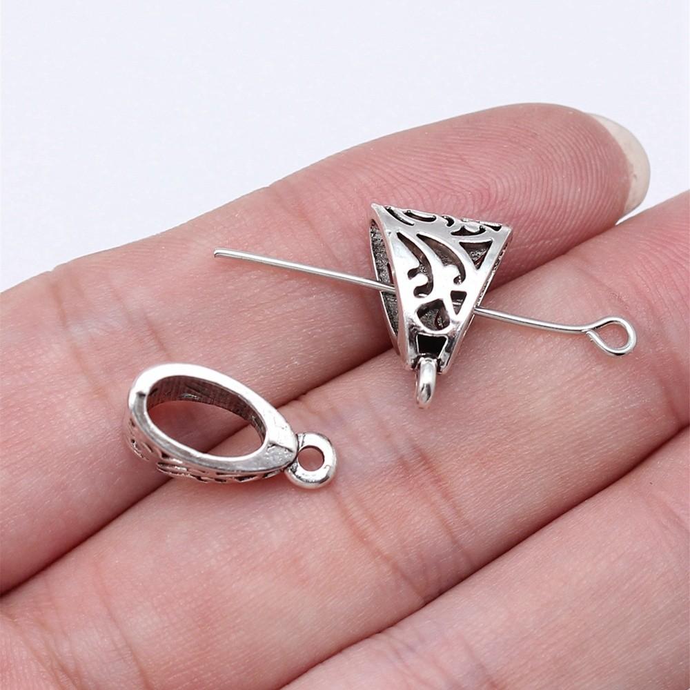 Accessories Parts Pendant Head Bend Tube Kids' Jewelry Materials ZA042
