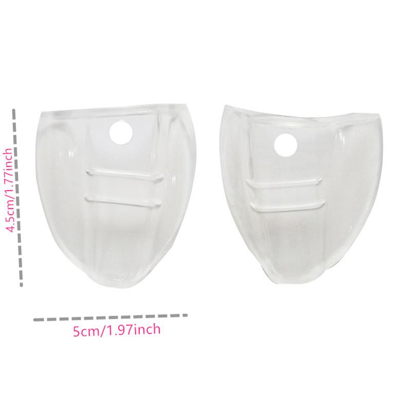 2pcs Fashion Eye Flexible Clear Shields Anti Fog Protective Cover Eye Glasses Side Protective Myopia Glasses Protector