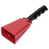 Cow Bell Metal PVC Ergonomic Handle Cheering Bell Noise Maker with Wrist Strap for Sports Events