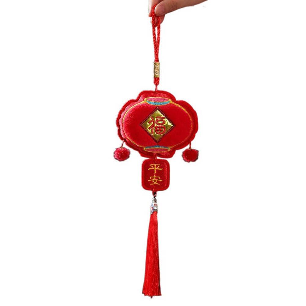 Red New Year Hanging Ornaments Traditional Spring Festival Tassel Pendant  Party