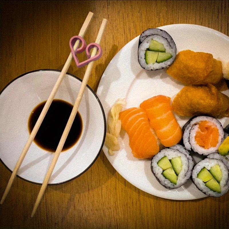 2 ks Pomůcky na hůlky, Snadné nabírání jídla pro čínské/japonské sushi stolování - Lehké tréninkové doplňky pro začátečníky