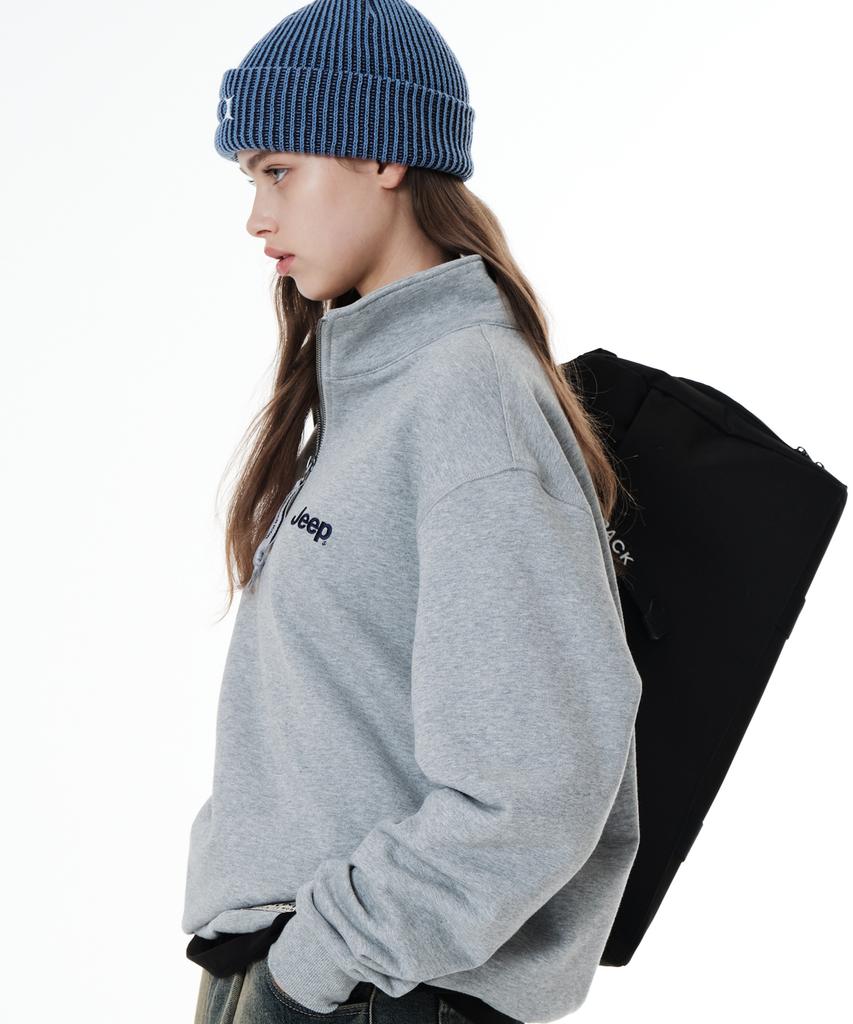JEEP [Fleece-Lined] M-Logo Half-Zip Sweatshirt (Jp5Tsu739Mg)