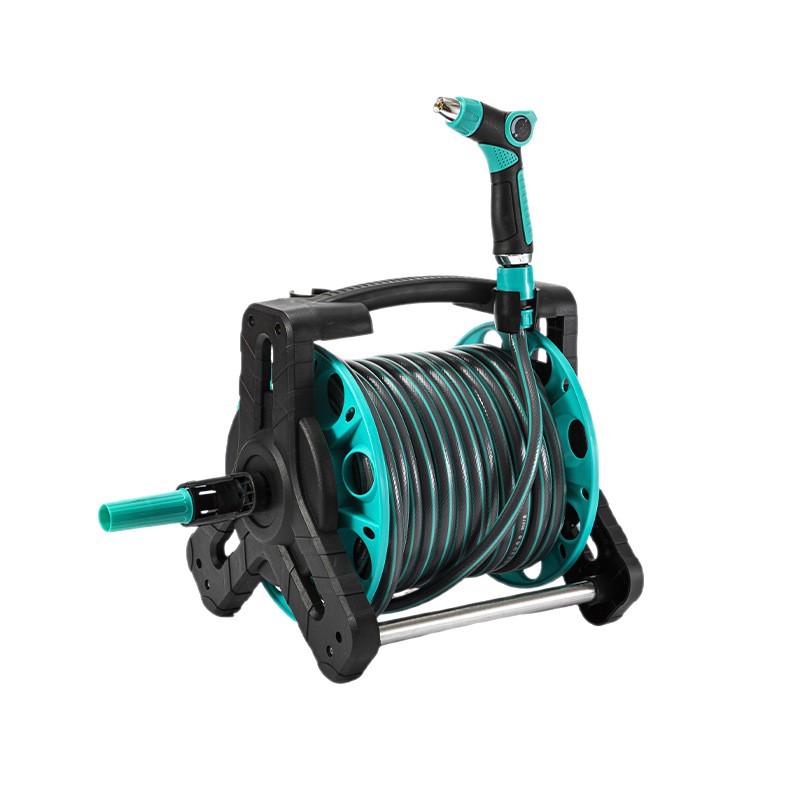 High-Pressure Watering & Car Wash Nozzle Set with Storage Rack