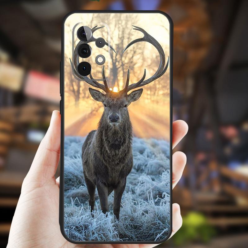 Deer Hunting Camo Case For Samsung Galaxy A15 A35 A55 A53 A33 A13 A36 A56 A26 A16 A22 A32 A52 A54 A34 A05 A06