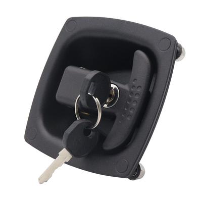 1 Set Black Zinc Alloy T Handle Locker Door Lock  for Trailer Toolbox Horsebox