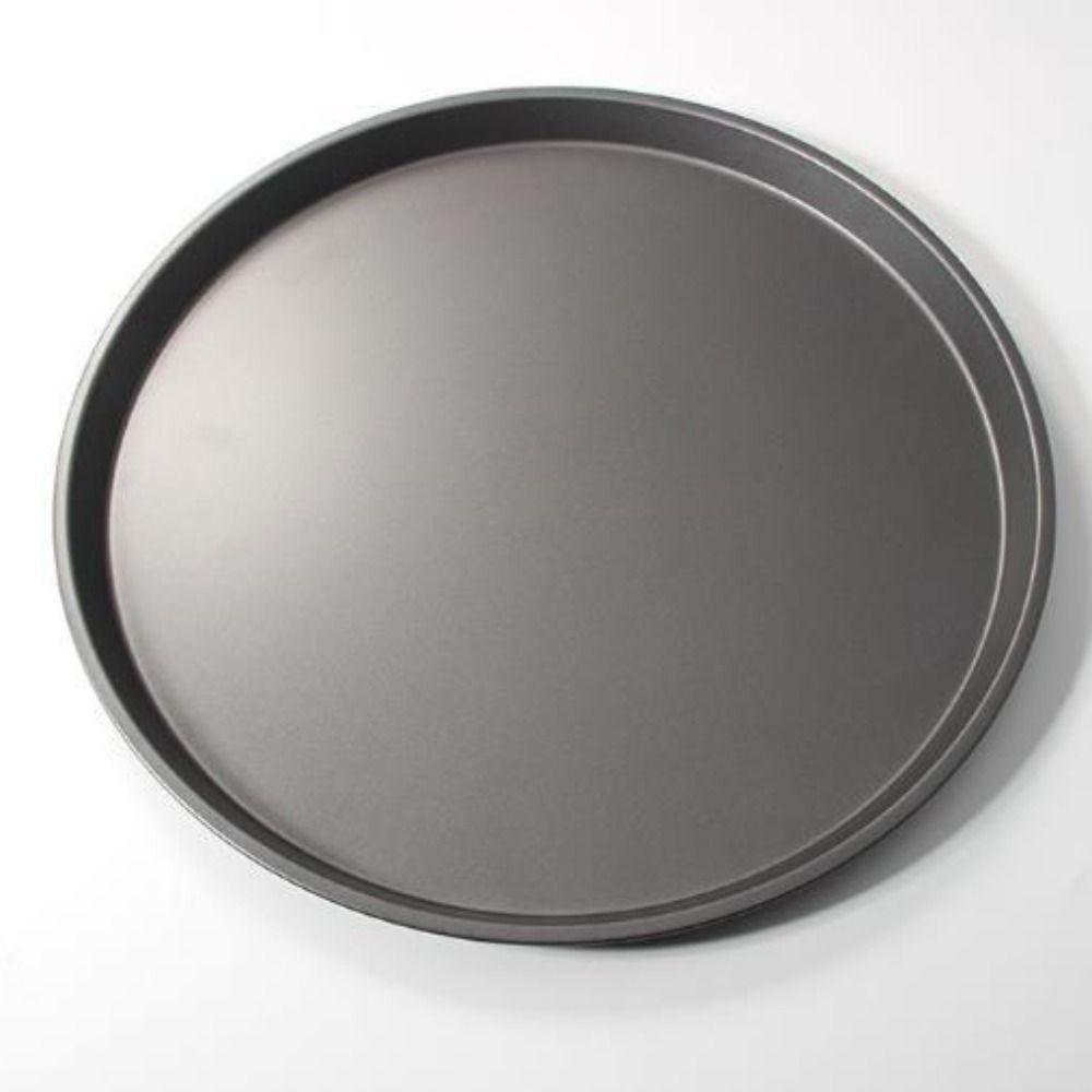 3Pcs/Set Carbon Steel Pizza Pan Easy Demoulding Non-Stick Pizza Oven Tray Easy To Clean Professional Pizza Mould Home Use