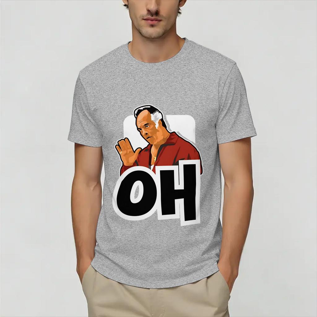 Fashion The Sopranos Tshirts Unisex Crewneck Pure Cotton T Shirt Short Sleeve Tee Shirt Gift Idea Clothing