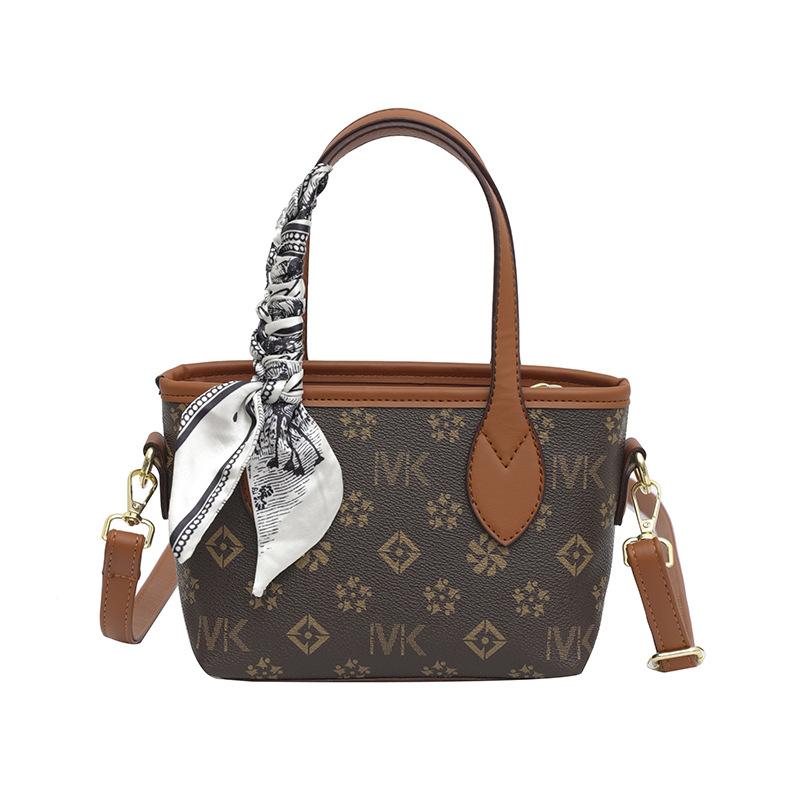 

Премиальный сенс портативная сумка-ведро женская новая сумка-корзина для овощей популярная текстура нишевая одноплечевая сумка через плечо 14cm*8cm*22cm коричневый