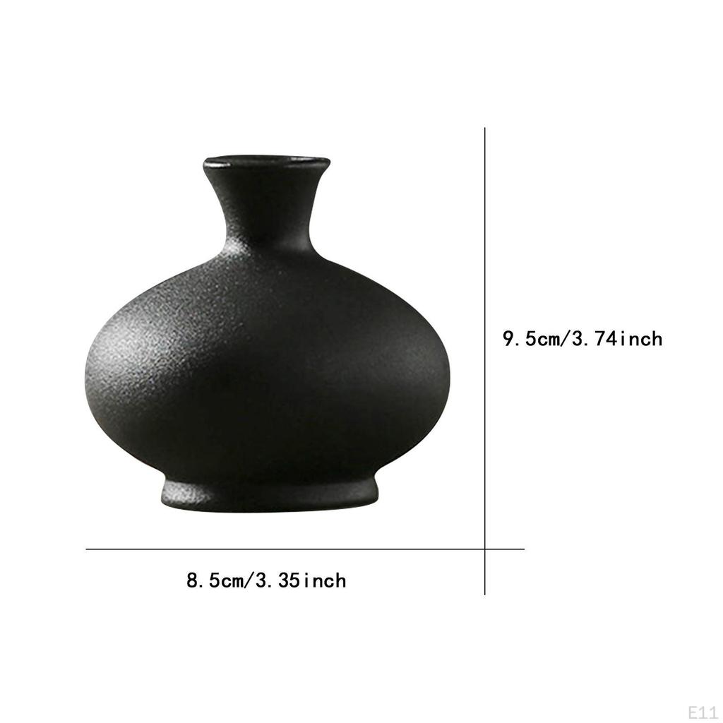 Artistic Ceramic Container for Flowers On Bookshelf Or Table