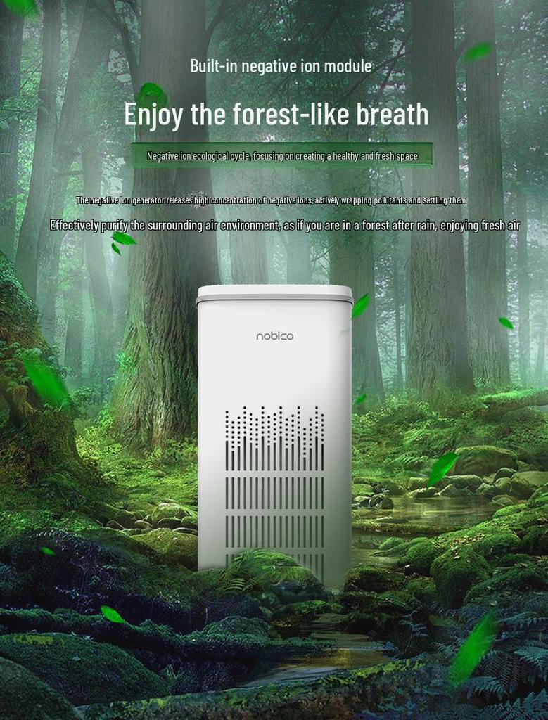 Nobick Vertical Smart Pet Air Purifier: Hair and Odor Removal, Sterilization, and Disinfection for Cats and Dogs