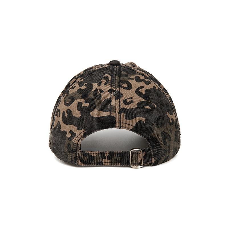 Ripped Camouflage Baseball Cap Unisex Hip Hop Cotton Cap