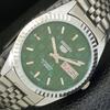 VINTAGE REFURBISHED SEIKO 5 AUTOMATIC JAPAN MENS GREEN DIAL WATCH A440365-4 Sk-a440365-1