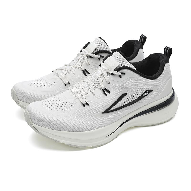 FILA NUVOLE 1+ Cushioning Abrasion Resistant Breathable Coverage Lightweight Rebound Low top Running Shoes Men's White A12M521131FBA