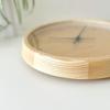 KATOMOKU Muku Clock 7, Natural Cypress Dial, km-83NARC, Wall Clock, Sweep Movement, 30.0cm Diameter (Radio-Controlled Clock)