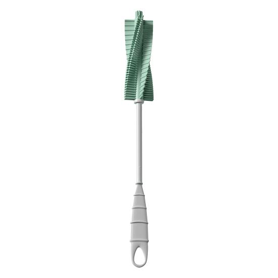 Silicone Bottle Brush 360 Degree Rotating Water Bottle Cleaner зелёный