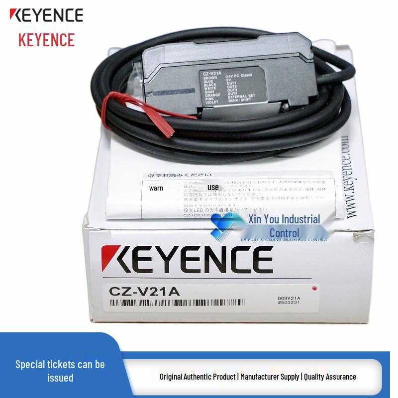 Keyence CZ-V21A/V21AP Laser Color Sensor Fiber Optic Amplifier