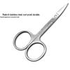 Premium Stainless Steel Beauty Scissors for Eyebrows, Lashes & Nose Hair – Beginner-Friendly, Portable Lash Extension Tool