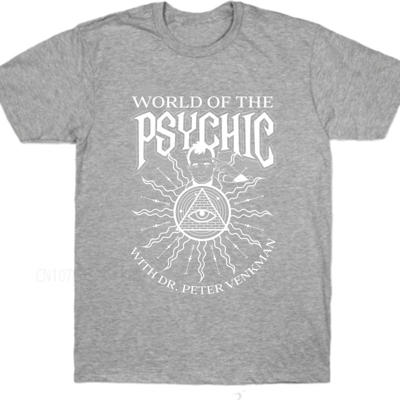 Oversized summer Unisex t shirt World Of The Psychic With Dr Peter Venkman Short Sleeve Comfortable Crew Neck Tee shirt