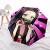1pc Kaguya-sama Love Is War Inspired Automatic Opening Folding Umbrella with Bamboo Handle Perfect for Fans, Travelers, and Daily Use.L005