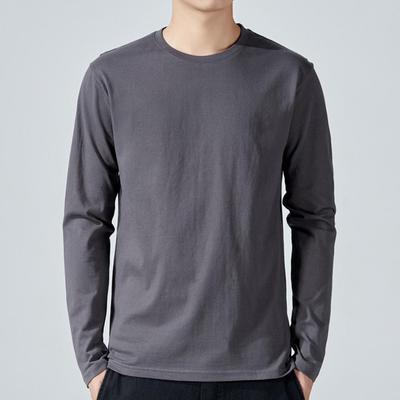 T Shirt For Men Cotton Long Sleeve T-shirts Men's Clothing Full Length Sleeve For Spring And Autumn Undershirts Homewear