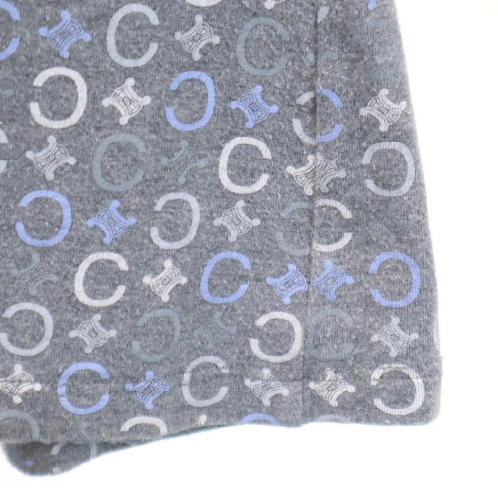 Celine Made In Italy Overall Handle Long Sleeve Shirt L Gray Ron T Women Used