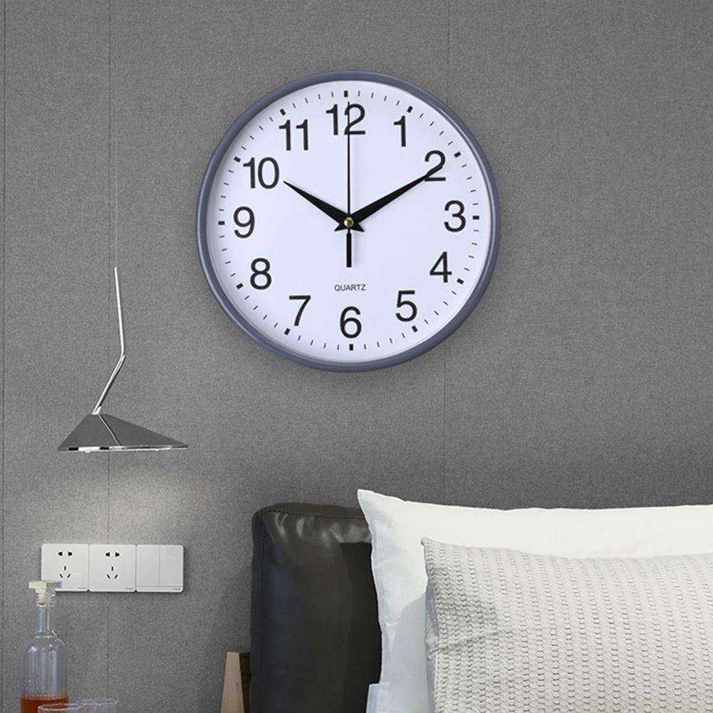 Bedroom Modern Wall Clock Office Bold Arabic Numerals