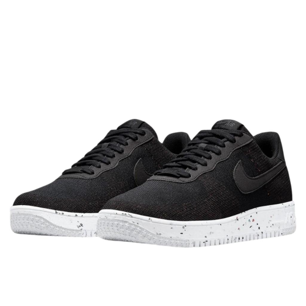 Nike Air Force 1 Low Crater Flyknit Black White
