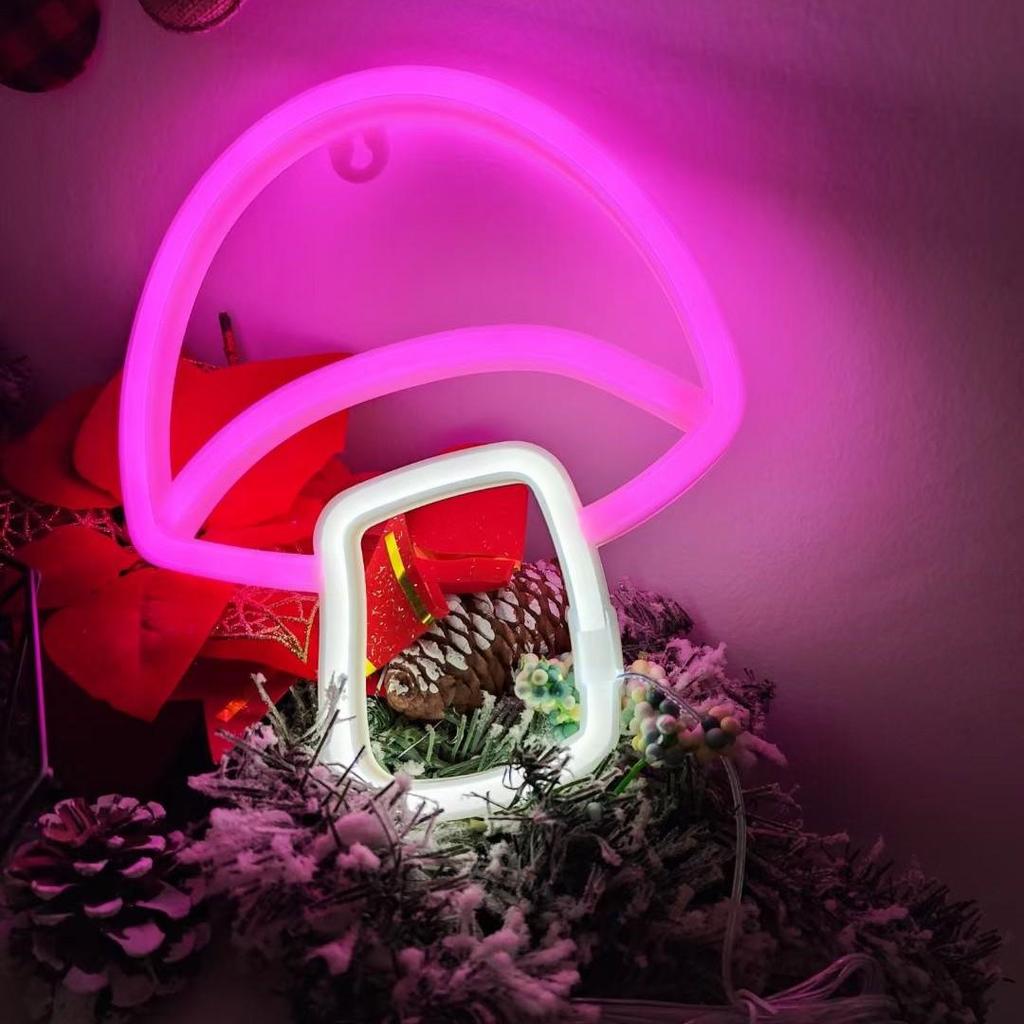 LED Neon Decorative Lights: Cloud, Lightning, Musical Notes, Moon, Bat