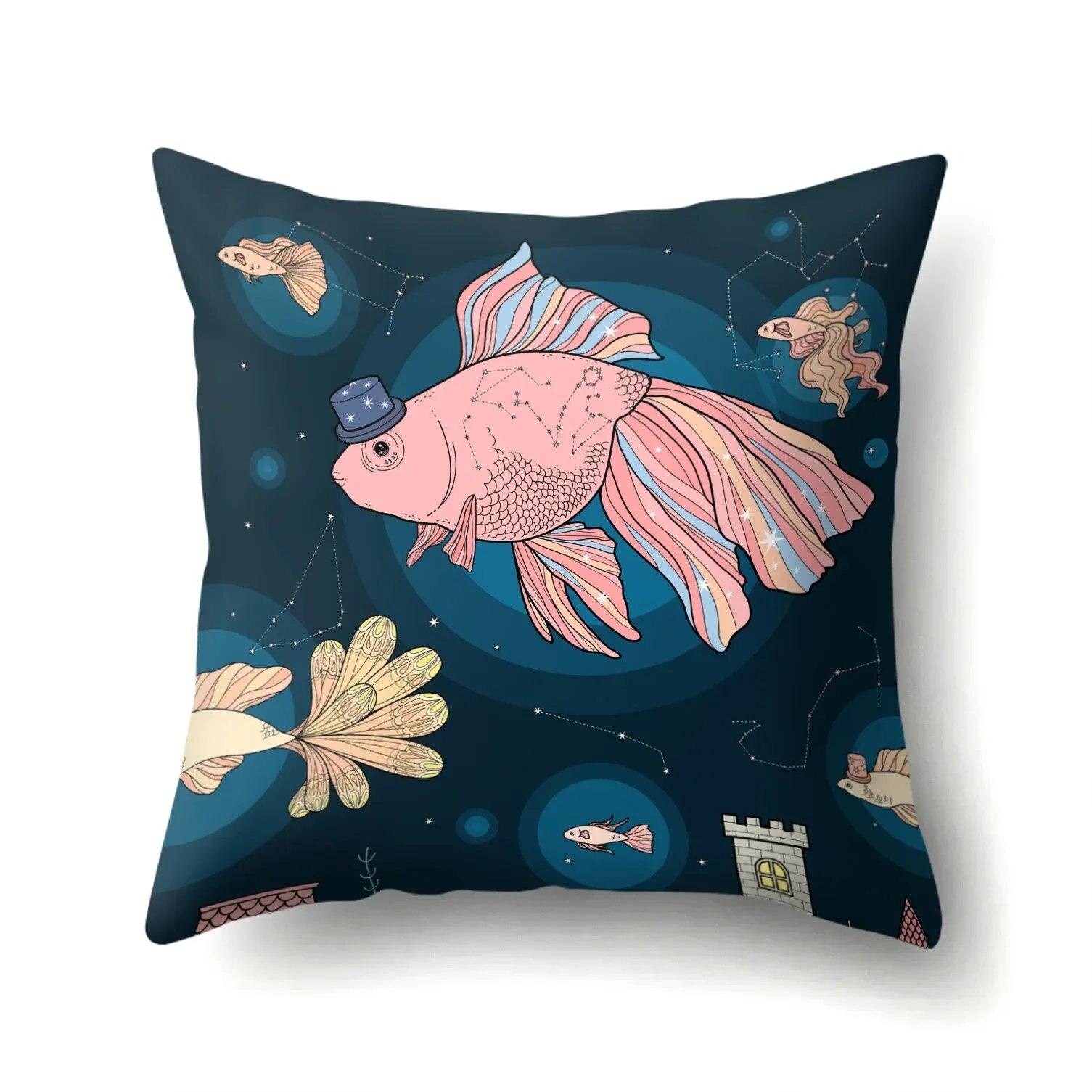 

Наволочка с узором птицы для офиса на талии диван 45x45cm