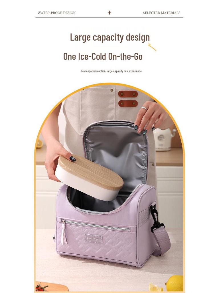 Paishilong Insulated Picnic Lunch Bento Box with Ice Pack