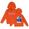 Unisex Letter Print Hooded Sweatshirt Loose Fit Long Sleeve Casual Pullover Winter