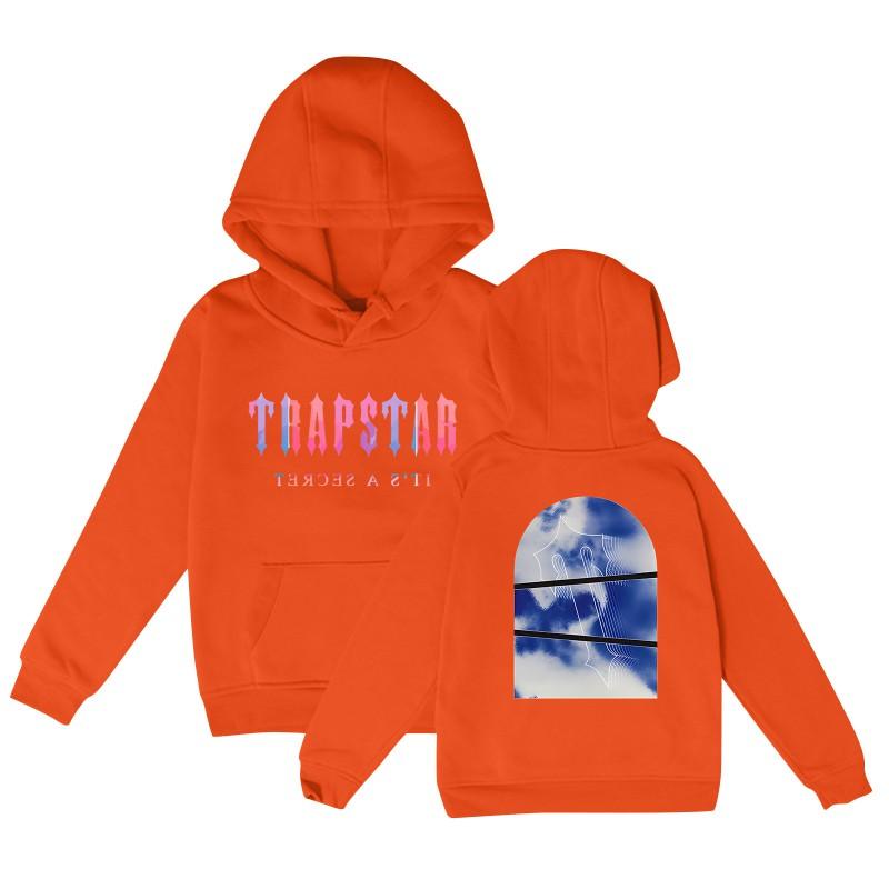 Unisex Letter Print Hooded Sweatshirt Loose Fit Long Sleeve Casual Pullover Winter
