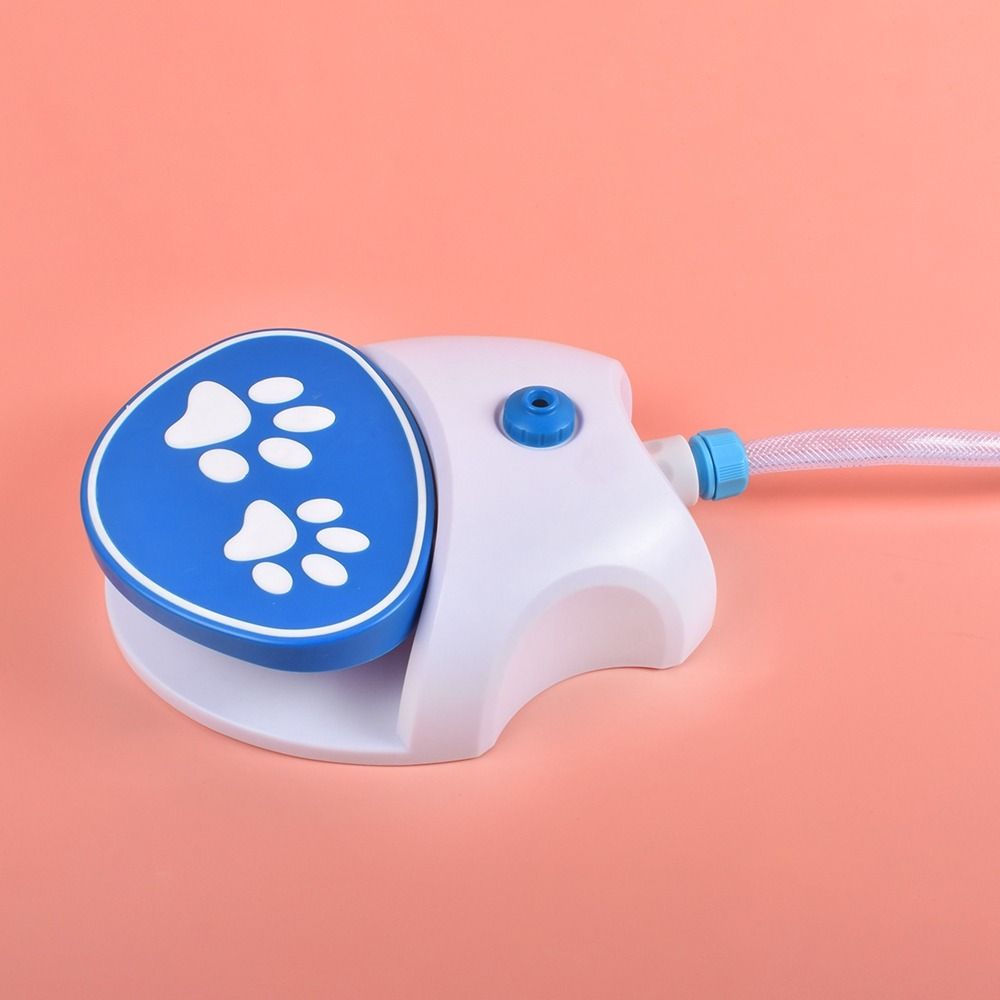 Plastic Step On Water Feeder 2 Water Dispensing Modes Paw Activated Dispenser Dog Drinking