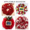 4 Rolls Durable Plastic Mesh Ribbon for Christmas Tree Decoration Perfect for DIY Projects and Festival Home Decors