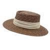 Brown Coffee Natural Straw Straw Hat For Men And Women French Retro Japanese Sunshade Sunscreen Beach Panama Top Hat Vacation