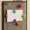Magnetic Photo Holders 6Pcs/Set 3D Balloon Refrigerator Magnet Shape Memo Shaped Magnets Holder Decorative Magnet for Whiteboard Locker Fridge