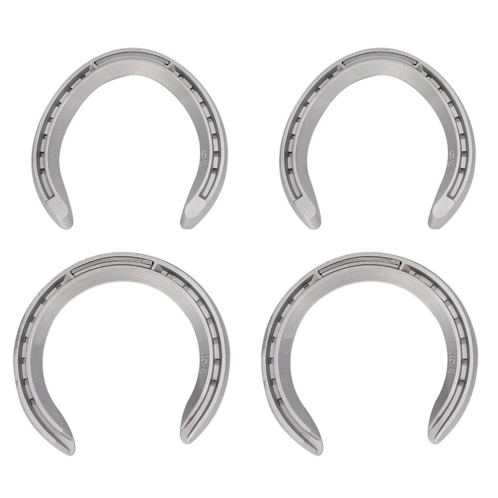 4Pcs Set Durable Horse Riding Equipment Sturdy Horseshoe Kit Hard Ground Walking