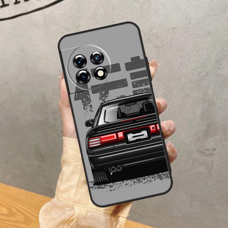Japan JDM Sports Car Comic Case For OnePlus 15R 13T 13R 13 12 12R 11 10 9 Pro 10T 8T Nord 5 CE 2 3 4 Lite N20 N30 Cover