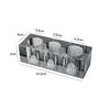 European Grey Crystal Glass Lotion Bottle Mouthwash Cup Toothbrush Shelf Bathroom Accessories Luxury Crystal Toothbrush Shelf