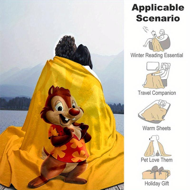 1pc, Dale's Throw Blanket Cozy Home Decor for Couch, Bed, Travel