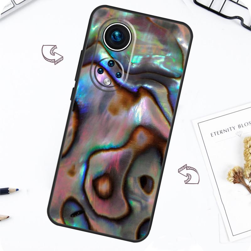 

Abalone Sea Shell Texture Case For Honor Magic 7 Lite 5 6 Pro Honor 200 50 70 90 Lite X8b X9a X8a X8 X9 X9c X9b Cover Honor 50