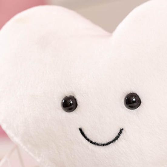 Plush Doll PP Cotton Filling Valentine's Day Heart Pillow Romantic Red