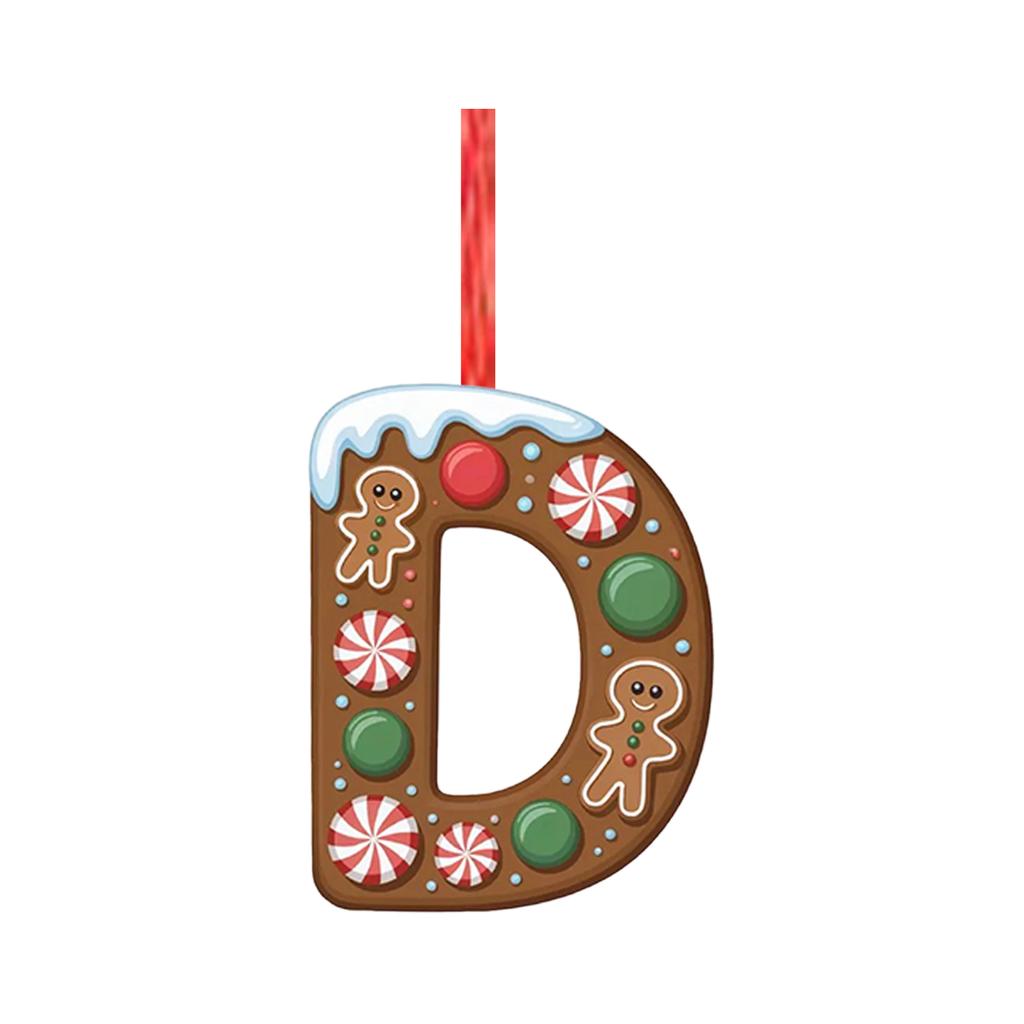 2D Christmas Decoration Pendant Christmas Tree Tag Theme Party Crafts Ornament