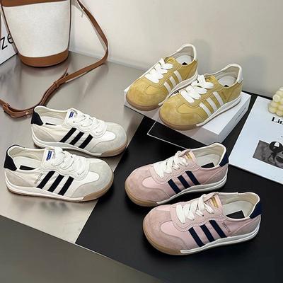 Cowhide Version~ Genuine Leather Retro Dexun Forrest Gump Shoes Women's Shoes 2025 New Breathable Versatile Sports and Leisure Board Shoes